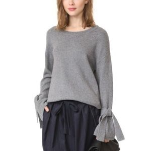 Madewell Tie-Cuff Pullover Sweater
